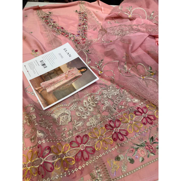 ELAN ZENEL PEACH LAWN 3PC