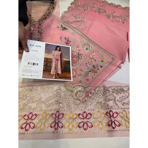 ELAN ZENEL PEACH LAWN 3PC